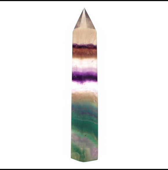 Obelisk Tower - Rainbow Fluorite