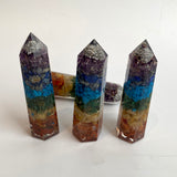 Orgonite Obelisk Tower - 7 Chakra