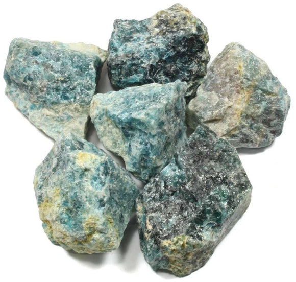 Crystals - Rough Cut - Blue Apatite