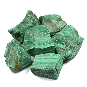 Crystals - Rough Cut - Malachite