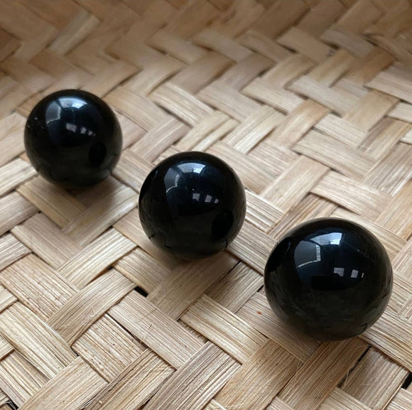 Crystal Sphere Ball - Black Obsidian