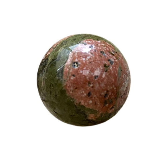 Crystal Sphere Ball - Unakite