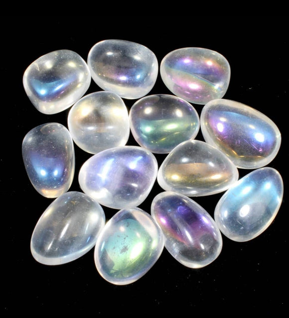 Crystals - Polished Tumble Stones - Angel Aura Quartz