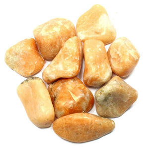Crystals - Polished Tumble Stones - Orange Calcite